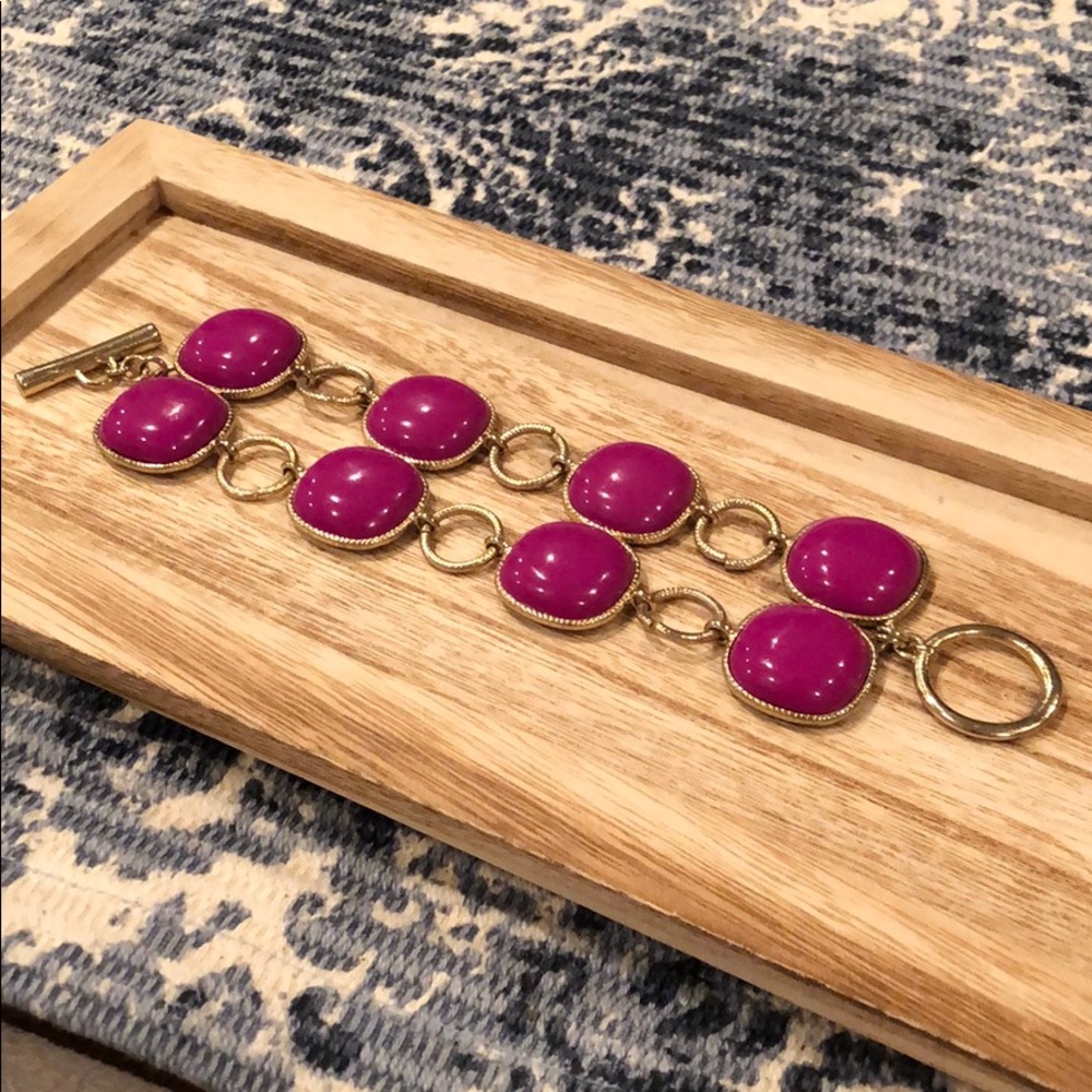 banana republic plum bracelet